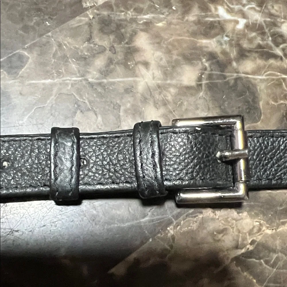 Aldo Black Leather Studded Women's Bag